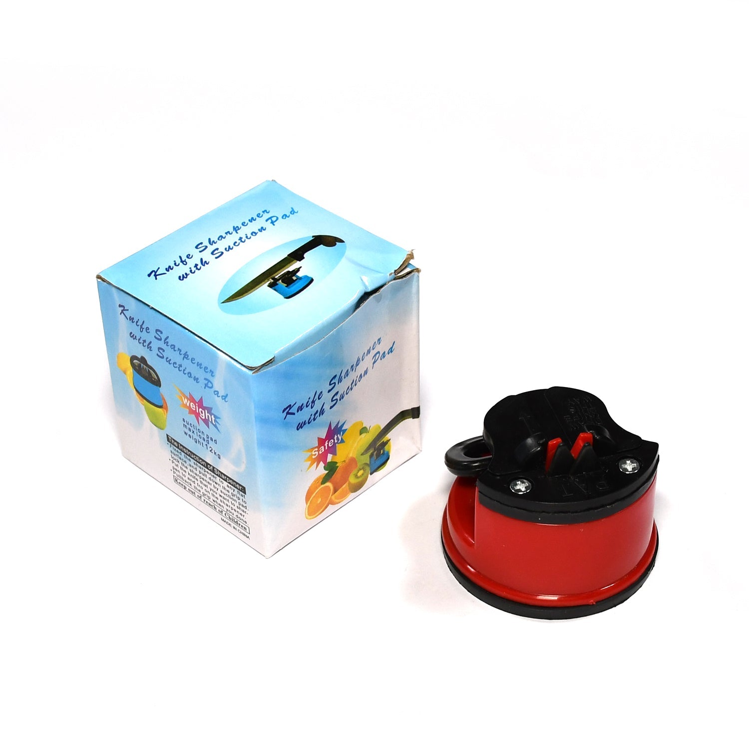 2164A Manual Mini Kitchen Knife Sharpener for Sharpening Stainless Steel | Sharpening Tool for Ceramic Knife and Steel Knives | Mini Knife Sharpener with Suction Pad DeoDap 2164A Manual Mini Kitchen Knife Sharpener for Sharpening Stainless Steel | Sharpening Tool for Ceramic Knife and Steel Knives | Mini Knife Sharpener with Suction Pad DeoDap